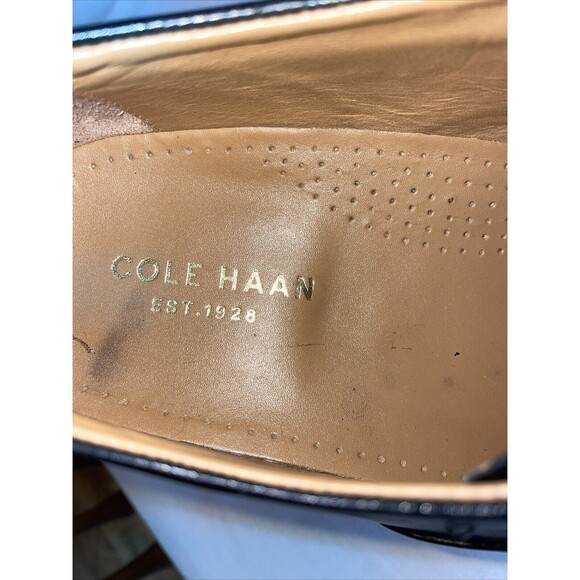 Cole Haan Men’s Dress Shoes Size 11.5 M Black Leather Business Formal Wedding - Picture 2 of 12